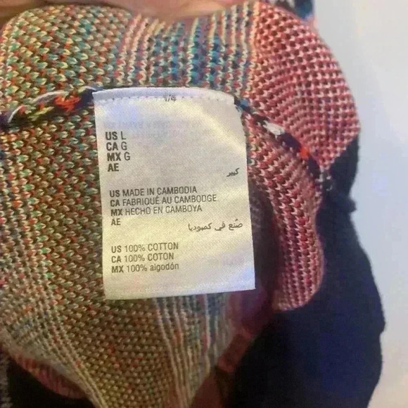 Mens Club Room Escapes Sweater Cardigan NWT Button Down 100% Cotton -B4 - Picture 6 of 7